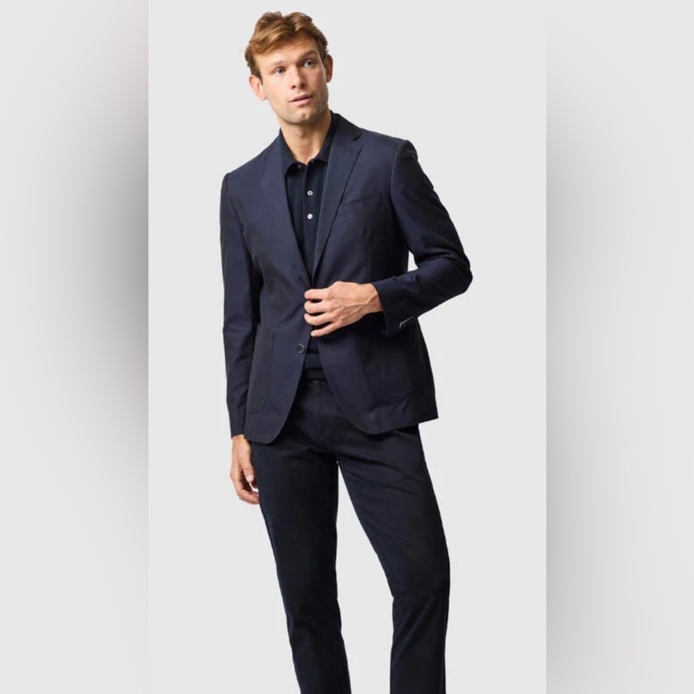 Rodd & Gunn Navy Sports Fit Blazer Italian Fabric Corduroy Men’s L